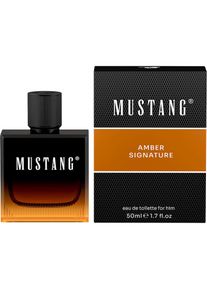 Mustang , Eau de Toilette »AMBER SIGNATURE for him EdT 50ml« , transparent , Herrenduft