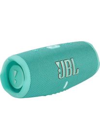 JBL, Bluetooth-Lautsprecher &raquo;Charge 5 Portabler&laquo; (Bluetooth 40 W) wasserdicht, t&uuml;rkis, Durchstarten mit der integrierten Powerbank