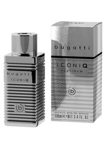 Bugatti , Eau de Toilette »ICONIQ PLATINUM for him EdT 100ml« , transparent , Herrenduft