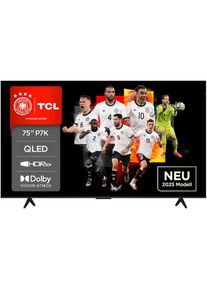 TCL , QLED-Fernseher »75P71KX1« 189 cm/75 Smart-TV Multi-HDR, Dolby Vision, Smart TV, Airplay2, Dolby Atmos, Game Master , schwarz , Smart TV:...