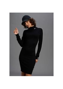 Bruno Banani, Damen, Strickkleid Ohne Taschen mit edlem Kontraststreifen, schwarz-wei&szlig;, N-Gr, 34 -N-Gr, schwarz-wei&szlig;, Strickkleid im Basic-Stil f&uuml;r 