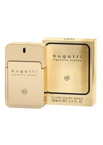 Bugatti , Eau de Parfum »signature intense for him EdP 100ml« mit Knopfverschlusssystem , transparent , Herrenduft