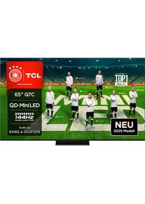 TCL, Mini-LED-Fernseher &raquo;65Q7CX7&laquo; 164 cm/65 &prime;&prime; Smart-TV Audio von Bang & Olufsen, Dolby Vision, Smart TV, Apple TV, 4K HDR, schwarz, GAME 