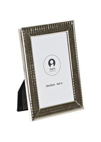 DKD Home Decor, Bilderrahmen, Fotorahmen Silberfarben Metall Shabby Chic 12 x 2 x 17 cm