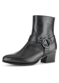 Gabor , Westernstiefelette »St. Tropez« , Blockabsatz, Cowboystiefelette, Boots in bequemer Weite G (= weit) , schwarz , 43 , 43 , Stiefelette mit...