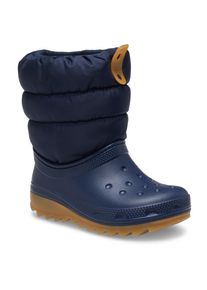 Crocs , Kinder,Jugendliche , Winterboots »CLASSIC NEO PUFF BOOT T« Snowboots, Winterstiefel zum Schlupfen , navy , 23 , 23 , Perfekt für die kalte...
