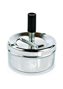 Champ, Aschenbecher, Push-Aschenbecher aus Metall 9 cm