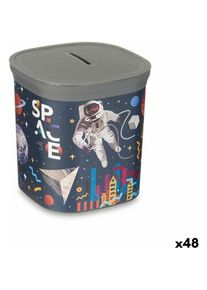 Pincello, Spardose, Sparbüchse 02 1163 Kunststoff Astronaut 9 x 10,2 x 9 cm Bunt (48 Stück)