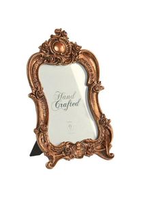 DKD Home Decor, Bilderrahmen, Fotorahmen 17,5 x 2 x 28 cm Gold Harz