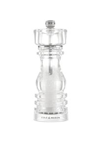 Cole & Mason Cole & Mason Cole&Mason Salzmühle London 18 cm, Transparent, Materialtyp: Metall, Pfeffermühle + Salzmühle, Transparent