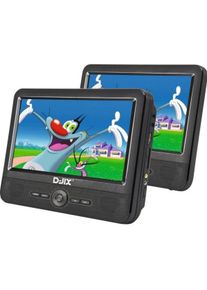 DJIX PVS 906-50SM (Tragbarer DVD-Player), Bluray Player + DVD Player, Schwarz