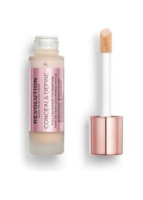 Makeup Revolution, Concealer, Conceal and Define Foundation F3 23ml (F3)