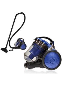 Edm Multi-Cyclonic Stofzuiger - 2,5 L 700W - Blauw, Zwart - 24x33x29cm, Staubsauger, Blau