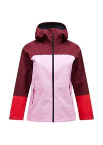 Peak Performance Women's Trail Hipe Shell Jacket Waterproof jacket Women (XS, pink/red)