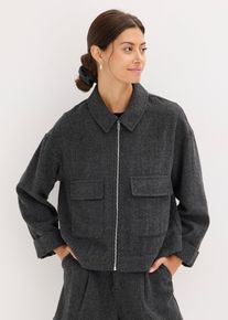 Kort jakke, grå, størrelse 50, bonprix