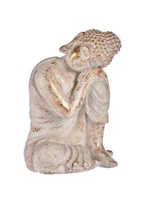 Ibergarden, Bilderrahmen, polyresin buddha kopf rechte seite weiss