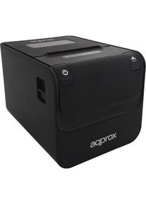 Approx appPOS80AMUSE (RJ11, USB, Ethernet, RS-232), Belegdrucker, Schwarz