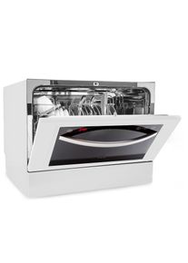 Klarstein Havasia UV 6 Luminance, umývačka riadu, UV svetlo, 1380 W, sklenená predná časť, voľne stojaca