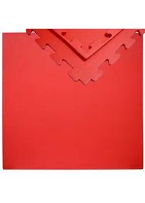 Eyepower Puzzlematte 90x90x1.2 cm, Rot , Kunststoff , Quadratisch , 90x90 cm , Teppiche & Böden, Teppiche, Teppich Kinderzimmer