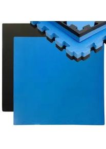 Eyepower Puzzlematte 90x90x4 cm, Blau , Kunststoff , 90x90 cm , Teppiche & Böden, Teppiche, Teppich Kinderzimmer