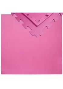 Eyepower Puzzlematte 90x90x1.2 cm, Pink , Kunststoff , Quadratisch , 90x90 cm , Teppiche & Böden, Teppiche, Teppich Kinderzimmer