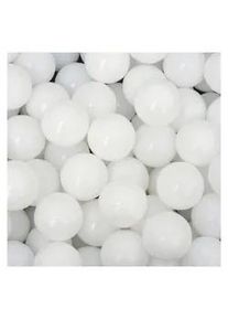 LittleTom Bällebad-Bälle 50 Stück, Weiß, 5.5 cm , Kunststoff , Rund , 5.5x5.5x5.5 cm , Spielzeug, Kinderspielzeug, Sonstiges Spielzeug