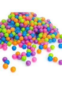 LittleTom Bällebad-Bälle 50 Stück, Pastellfarben, 5.5 cm , Multicolor, Lila , Kunststoff , Rund , 5.5x5.5x5.5 cm , Spielzeug, Kinderspielzeug, Sonstiges Spielzeug