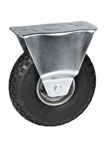 Luchtband, plaatstalen velg, blokprofiel, Ø x b 260 x 85 mm, kogellager, bokwiel