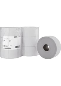 CWS Toiletpapier Clear+, 2-laags, VE 6 stuks, 380 m per rol