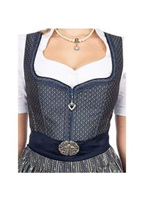 Stockerpoint, Kleider, Damenkleid mit herzförmigem Dekolleté, Blau, (40)