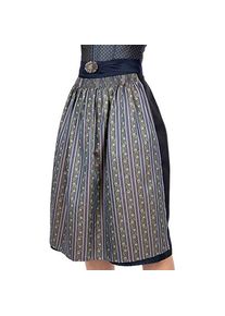 Stockerpoint, Damen, Kleider, Midi-Dirndl mit herzförmigem Dekolleté, Blau, (48)