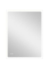 Edm, Spiegelschrank, Rechteckiger Spiegel mit LED (80 x 60 cm)