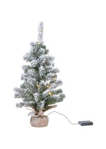 Lumineo, Weihnachtsbaum, Weihnachtsbaum Imperial Verschneit Ø 30 x 45 cm Kunststoff Mini MicroLED (45 cm)