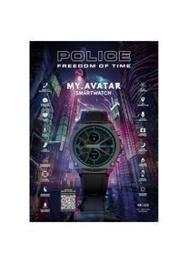 Police My Avatar Smartwatch (45 mm), Smartwatch