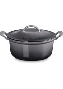 Le Creuset Bräter MODERN HERITAGE 4,6l Flint, Pfanne + Kochtopf, Grau