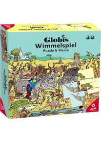 Orell Füssli Globis Wimmelspiel - Puzzle / Memo (Deutsch)