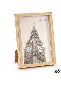 Gift, Bilderrahmen, Fotorahmen 15,6 x 2 x 20,7 cm Braun Kunststoff (6 Stück) (13 x 18 cm)
