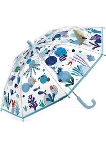 Djeco, Mädchen, Regenschirm, Meer, Transparent, Blau