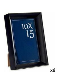 Gift, Bilderrahmen, Fotorahmen Schwarz Kunststoff Glas (12,2 x 3,5 x 17,3 cm) (6 Stück)
