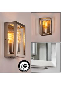 hofstein Porsheden Wandlamp voor buiten, Wandlamp Zilver, 1-licht