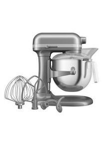 KitchenAid robot de cocina 5KSM70JPXECU, 6.6 L, 11 velocidades, con accesorios de 4 piezas, plateado