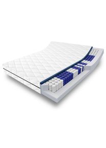 Colch&atilde;o de molas ensacadas Sleezzz Superior 140 x 190 cm, altura 18 cm, n&iacute;vel de firmeza H3