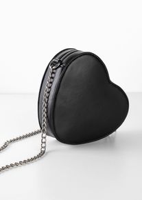 Sac à bandoulière - noir - taille 16x18,5 cm - bonprix