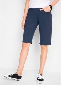 Lot de 2 bermudas extensibles - bleu - taille 50 avec coton - bonprix