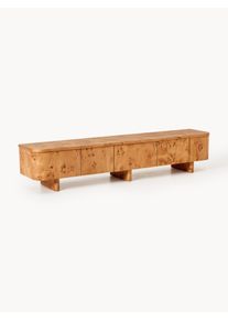 Wooden TV Stand Tobia Beige Wood B 200 x H 40 cm | Westwing Collection