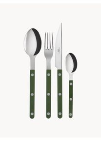 Sabre Paris Bestiks&aelig;t i rustfrit st&aring;l Bistrot, f&aring;s i forskellige st&oslash;rrelser Gr&oslash;n Rustfrit st&aring;l 1 person (s&aelig;t af 4)