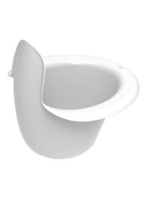 EasyPisi Windelfrei Töpfchen mit Spritzschutz - Weiß