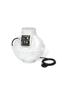 Prima Klima Whisperblower Extractor Fan EC ESM Speed Control 0-100% 450m³/h ø125mm