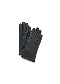 Tchibo - Rękawiczki skórzane - dla pań - rozmiar 7,5 - kolor: czarny