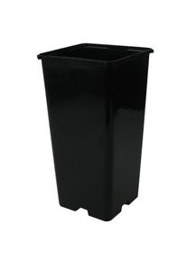 Square Pot 12 x 12 x 20cm Black - 2 L